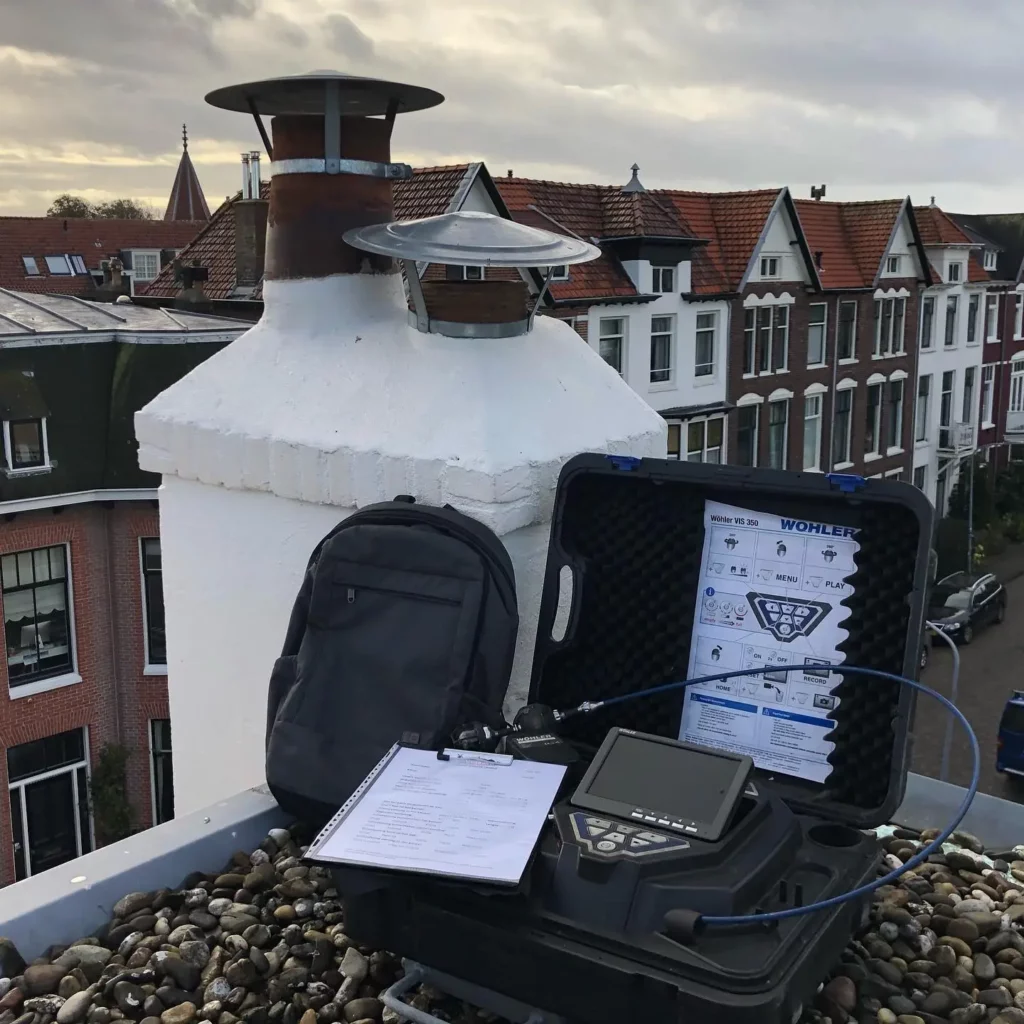 Camera inspectie schoorsteen vegen Haarlem